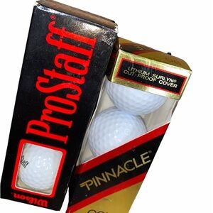 Set of two golfball sets new